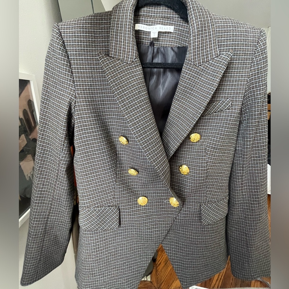 Veronica Beard Plaid Blazer